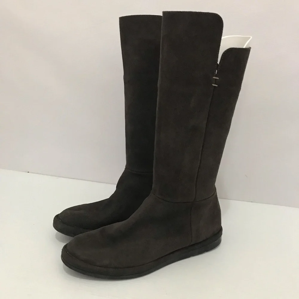 Eric Michael Dark Brown Suede Boots Size 40
